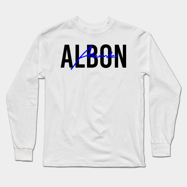 Alexander Albon Design Long Sleeve T-Shirt by GreazyL